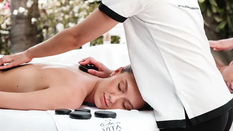Hot Stone Massage at home in Dubai with a Vita Home Spa therapist